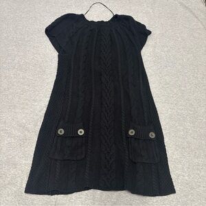Style & Co. Black Cable Knit Dress